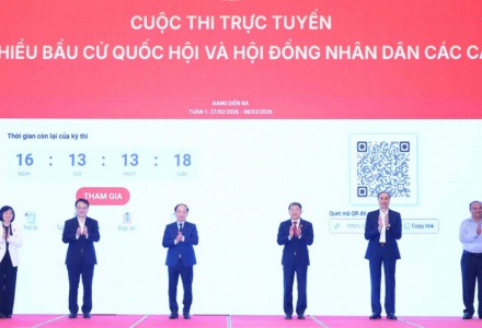Phát động Cuộc thi trực tuyến Tìm hiểu bầu cử Quốc hội và Hội đồng nhân dân các cấp