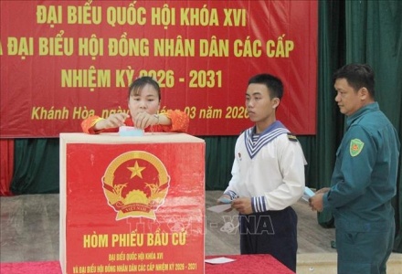 Đặc khu Trường Sa bầu cử sớm đại biểu Quốc hội và HĐND các cấp