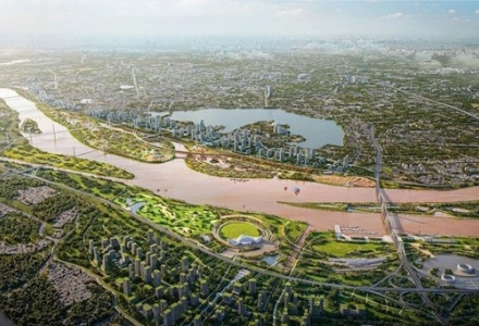 Hà Nội đền bù đất cao gấp đôi bảng giá đất dự án Trục đại lộ sông Hồng