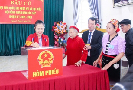 Nghệ An: Có tỷ lệ cử tri đi bầu cử đạt 99,86%