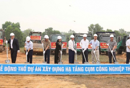 Phú Thọ khởi công Cụm công nghiệp Thắng Sơn 120 tỷ đồng, tạo động lực phát triển xanh