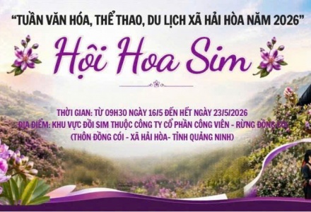 Trải nghiệm Hội Hoa sim và Chợ phiên đặc sắc tại Tuần lễ Du lịch xã Hải Hòa