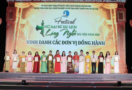 Festival 'Nữ Đại sứ Du lịch làng nghề Hà Nội 2026': Tôn vinh tinh hoa văn hóa Thủ đô