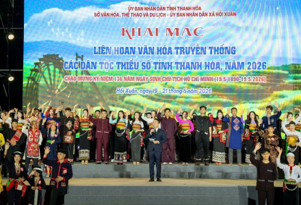 Khai mạc Liên hoan Văn hóa truyền thống các dân tộc thiểu số tỉnh Thanh Hóa năm 2026