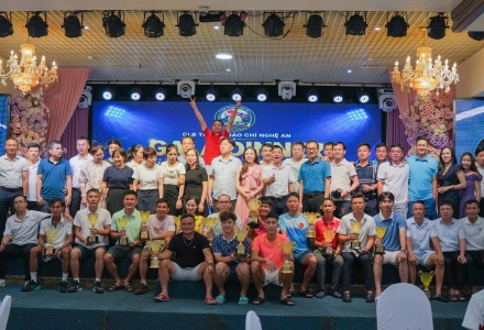 Bế mạc Giải Tennis Báo chí Nghệ An lần thứ VIII - năm 2026