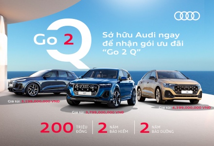 Audi ưu đãi khuyến mại giảm giá lên đến 200 triệu đồng