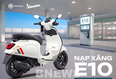 Các dòng xe của Piaggio Việt Nam tương thích với xăng sinh học E10
