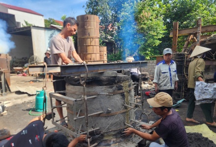 Thanh Hóa: Đúc trống, đại pháo thần công bằng đồng tặng tỉnh Quảng Trị