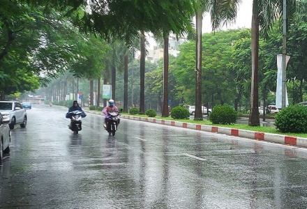 Dự báo thời tiết 28/6: Bắc Bộ có mây, mưa rào và dông rải rác vài nơi