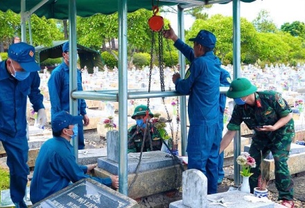 Quảng Trị lấy mẫu ADN gần 2.000 liệt sĩ tại Nghĩa trang Vĩnh Linh