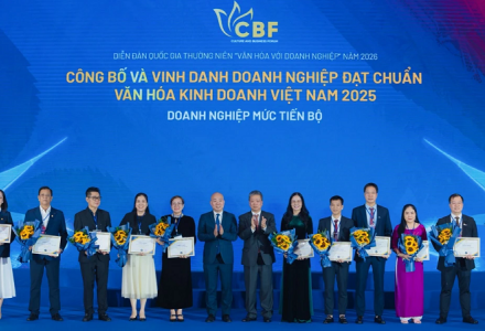 Khởi động chương trình xét chọn “Doanh nghiệp đạt chuẩn văn hóa kinh doanh Việt Nam” năm 2026