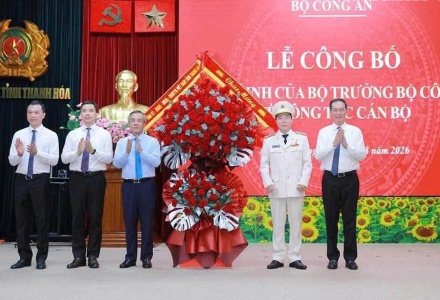 Công an tỉnh Thanh Hóa có tân giám đốc