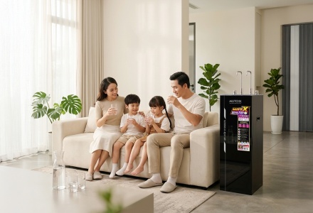 Máy lọc nước MUTOSI tích hợp công nghệ làm nóng trực tiếp, cho nước nóng sau khoảng 3 giây