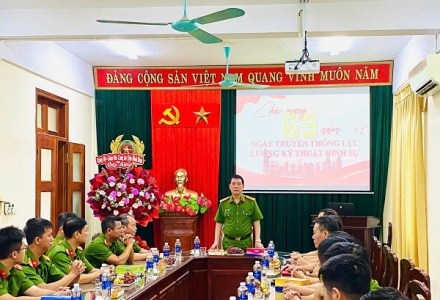 Kỷ niệm 69 năm Ngày truyền thống lực lượng Kỹ thuật hình sự Công an tỉnh Ninh Bình