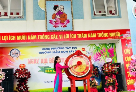 Rộn ràng lễ khai giảng năm học mới 2026-2027 tại Trường Mầm non Tây Tựu