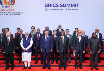 Thủ tướng Lê Minh Hưng cùng nhiều nguyên thủ dự Hội nghị thượng đỉnh BRICS tại Ấn Độ