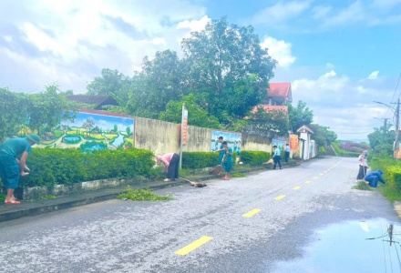 Xã Định Tân (Thanh Hóa): Khẩn trương khắc phục hậu quả mưa lũ, khôi phục sản xuất
