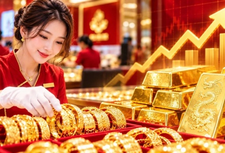 Giá vàng hôm nay 6/10: Vàng SJC đứng im ở ngưỡng cao