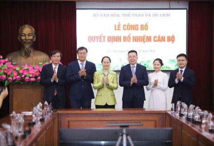 Bộ Văn hóa, Thể thao và Du lịch điều động, bổ nhiệm nhiều cán bộ lãnh đạo