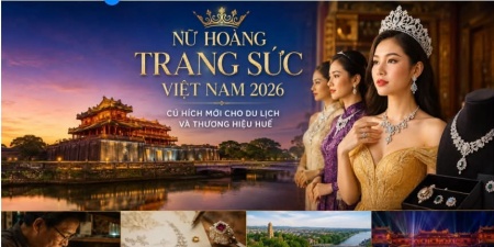 Cuộc thi Nữ hoàng Trang sức Việt Nam 2026: Cú hích cho du lịch và thương hiệu Huế