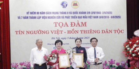 Viện Nghiên cứu và phát triển Đạo Mẫu Việt Nam tổ chức tọa đàm “Tín ngưỡng Việt - Hồn thiêng dân tộc”