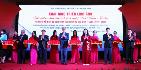 Quảng Ninh: Khai mạc triển lãm ảnh “Kết nối và lan tỏa tình hữu nghị Việt Nam - Cuba”