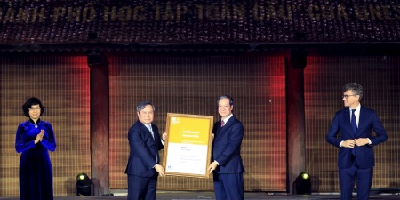Hà Nội đón nhận danh hiệu 'Thành phố học tập toàn cầu' của UNESCO