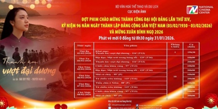 Chương trình chiếu phim miễn phí chào mừng thành công Đại hội Đảng lần thứ XIV