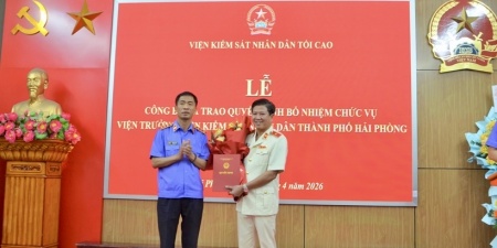 Hải Phòng có tân Viện trưởng Viện Kiểm sát nhân dân thành phố