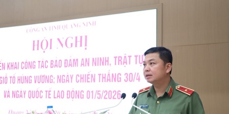 Công an Quảng Ninh: Bảo đảm an ninh, trật tự lễ 30/4 và Carnaval Hạ Long 2026