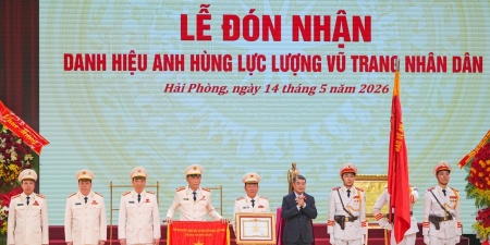 Thủ tướng trao danh hiệu Anh hùng LLVTND cho Công an Hải Phòng 