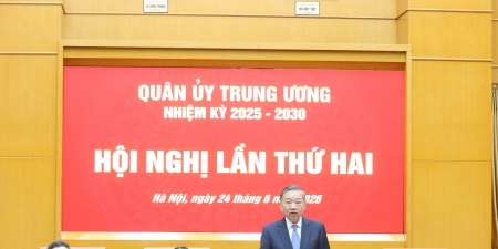 Tổng Bí thư, Chủ tịch nước Tô Lâm chủ trì Hội nghị Quân ủy Trung ương lần thứ hai, nhiệm kỳ 2025-2030