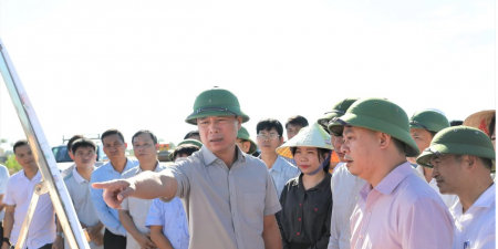 Đẩy nhanh tiến độ tuyến đường đến Cảng Hàng không Thọ Xuân