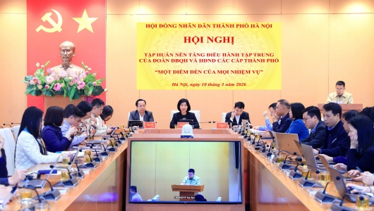 “Một điểm đến của mọi nhiệm vụ” trên nền tảng điều hành tập trung của Đoàn ĐBQH và HĐND TP Hà Nội