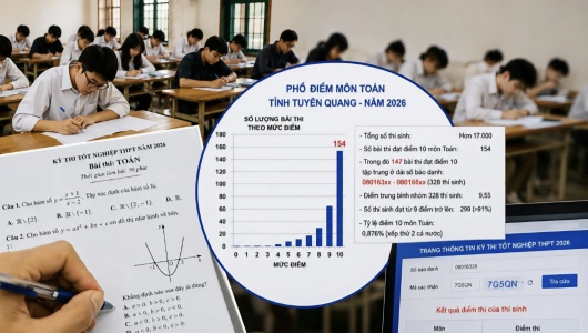 Công an Tuyên Quang vào cuộc xác minh vụ điểm thi Toán có gần 150 điểm 10