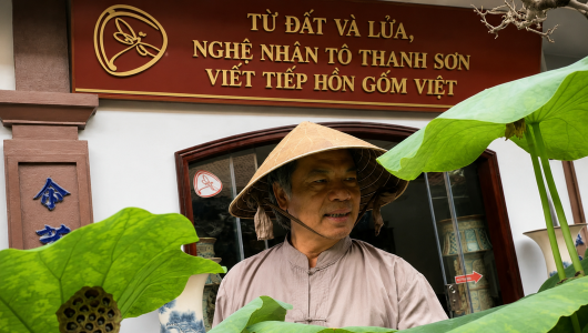 Nghệ nhân Tô Thanh Sơn và dấu ấn men rạn trứ danh Bát Tràng