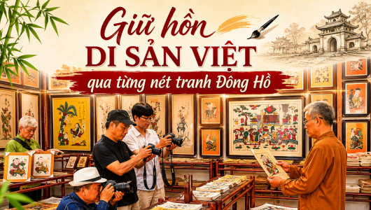 Nghệ nhân Ưu tú Nguyễn Đăng Chế - Người “đánh thức” sức sống mới cho tranh Đông Hồ