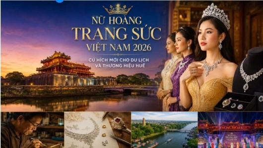 Cuộc thi Nữ hoàng Trang sức Việt Nam 2026: Cú hích cho du lịch và thương hiệu Huế