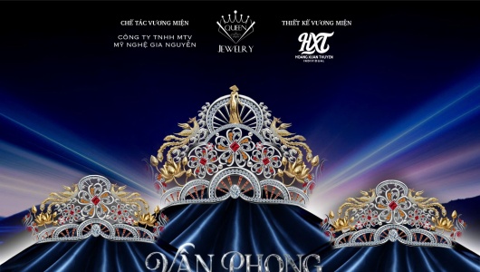 Vương miện Vân Phong Phượng Vũ - Biểu tượng mang đậm mỹ học cung đình Huế