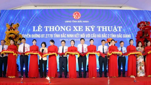Bắc Ninh thông xe kỹ thuật tuyến đường tỉnh 277B kết nối Bắc Giang