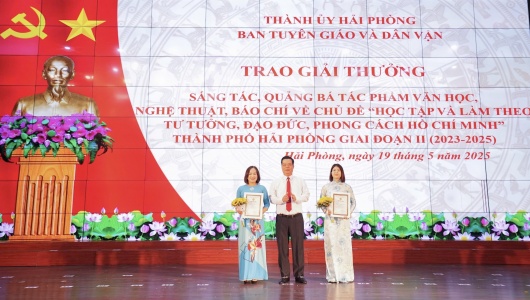 Hải Phòng: Trao giải 30 tác phẩm về học tập và làm theo tư tưởng, đạo đức, phong cách Hồ Chí Minh