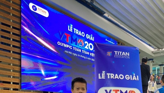 Nguyễn Quang Vinh - cậu học trò lớp 4 mang lá cờ Việt Nam vươn tầm quốc tế