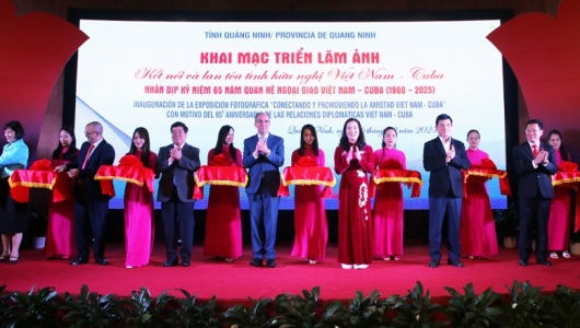 Quảng Ninh: Khai mạc triển lãm ảnh “Kết nối và lan tỏa tình hữu nghị Việt Nam - Cuba”