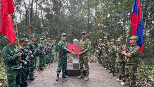 Bộ đội Biên phòng Nghệ An tuần tra song phương, sẵn sàng chiến đấu bảo vệ biên giới dịp lễ, Tết