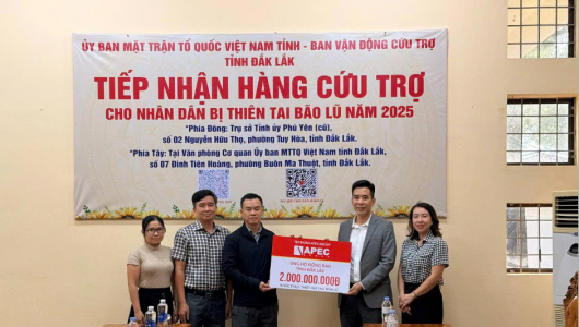 Apec Group khởi xướng xây dựng 'Trường học hạnh phúc' cho trẻ em mồ côi cha mẹ do mưa lũ, thiên tai