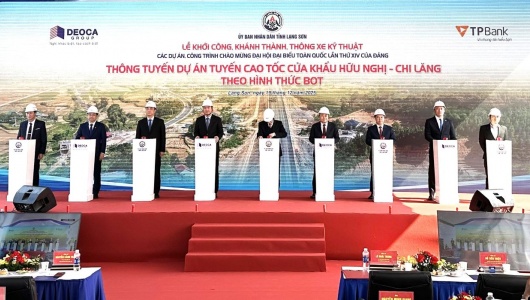 Chính thức thông tuyến dự án cao tốc cửa khẩu Hữu Nghị - Chi Lăng 