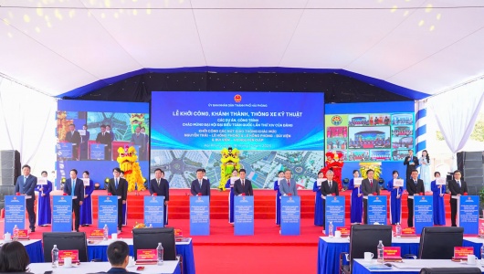 Hải Phòng đồng loạt khởi công, khánh thành 13 công trình chào mừng Đại hội XIV của Đảng 