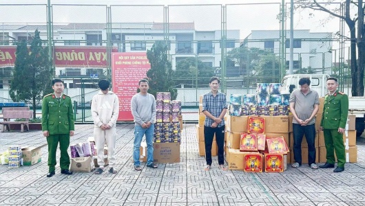 Công an Hà Tĩnh: Triệt phá vụ sản xuất, buôn bán và vận chuyển trái phép hơn 1,5 tấn pháo hoa các loại