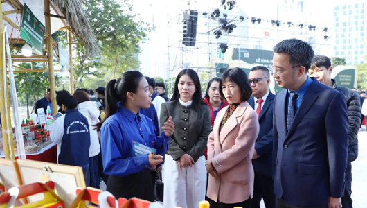 Khai mạc Triển lãm sản phẩm khởi nghiệp thanh niên 2025