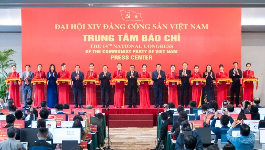Khai trương Trung tâm Báo chí phục vụ Đại hội XIV của Đảng